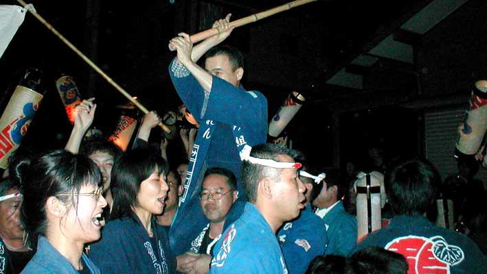 平成15年度（2003年）広沢町凧揚会ひ組 前夜祭
