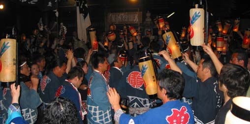 平成15年度（2003年）広沢町凧揚会ひ組 大人練り