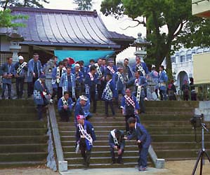 平成16年度（2004年）広沢町凧揚会ひ組 大人凧揚げ