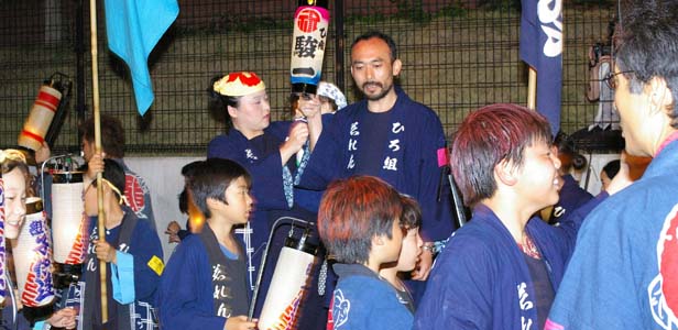 平成17年度（2005年）広沢町凧揚会ひ組 子供練り