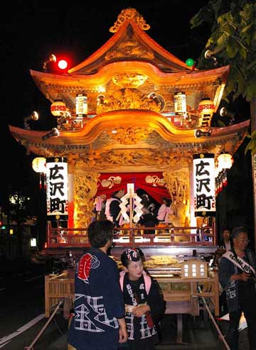 平成22年度(2010年)広沢町凧揚会ひ組 屋台引き回し