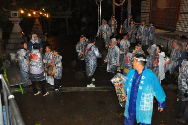 平成24年度（2012年）広沢町凧揚会ひ組 前夜祭
