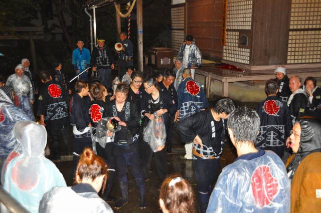 平成24年度（2012年）広沢町凧揚会ひ組 前夜祭